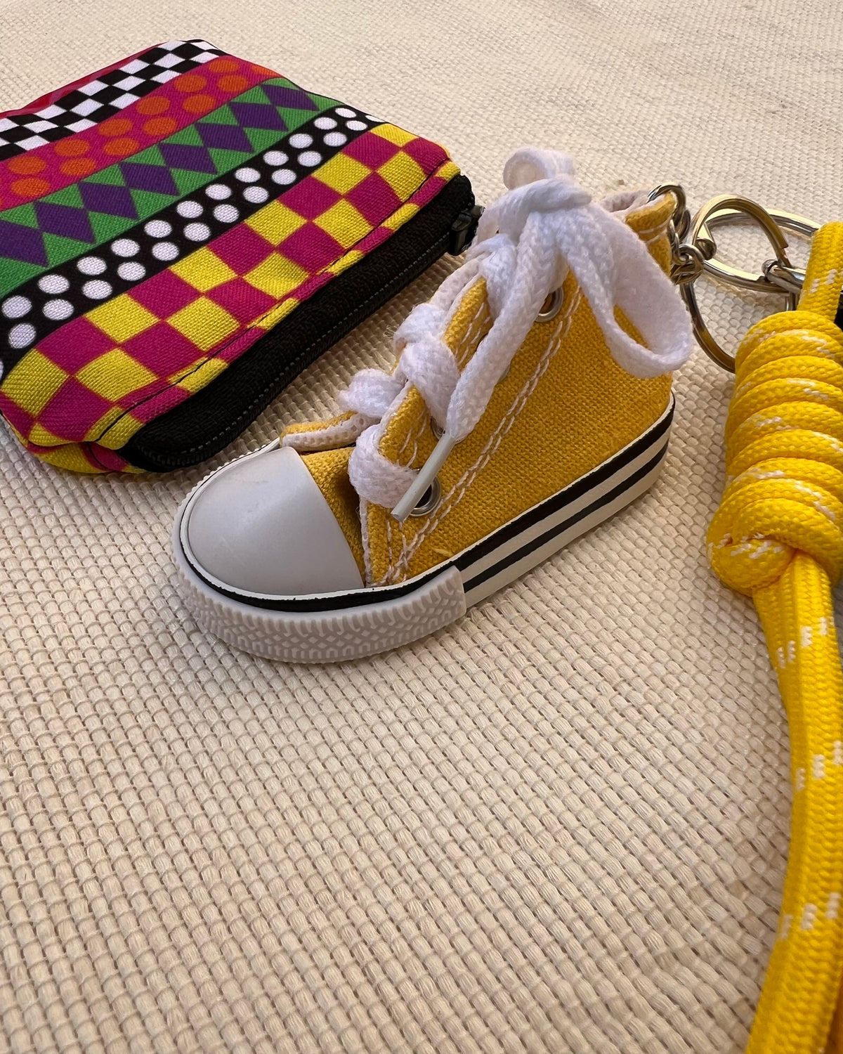 Yellow Converse Coin Pouch Charm
