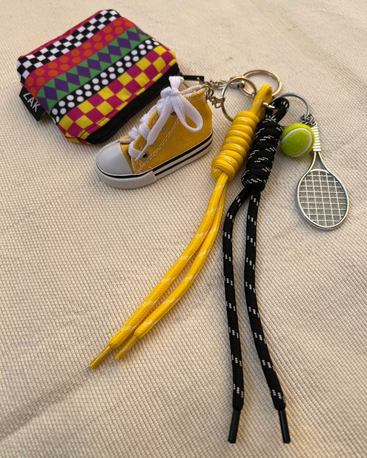 Yellow Converse Coin Pouch Charm