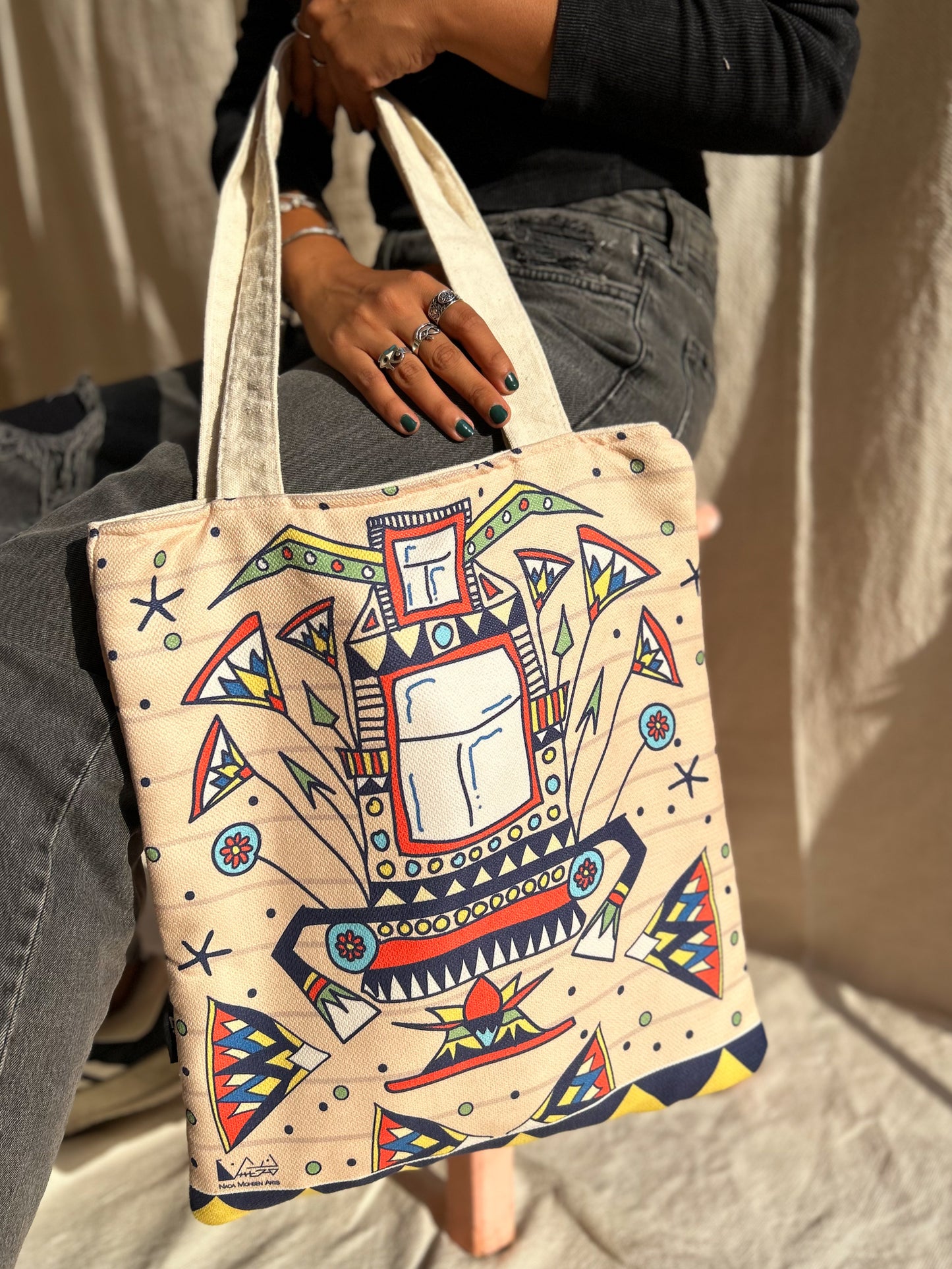 Mystical Scarab Tote Bag