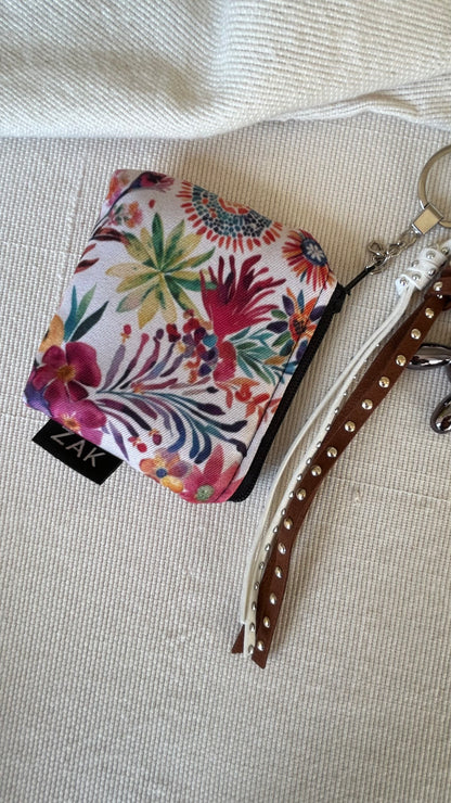 Silver Heart Coin Pouch Charm