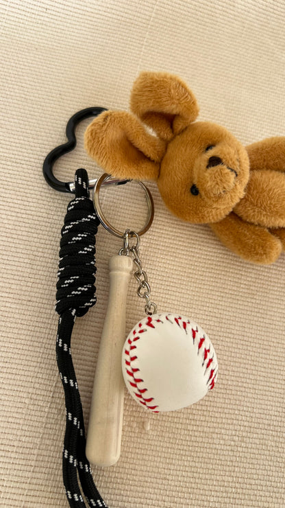 Baseball Bear Charm