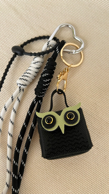 Black Owl Charm