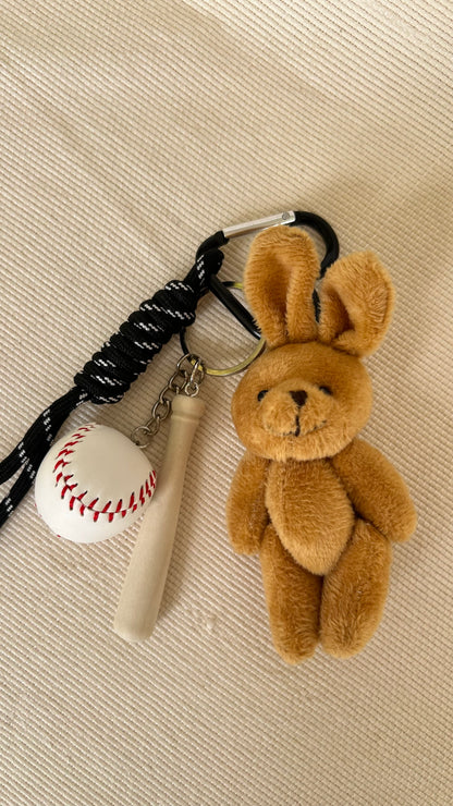 Baseball Bear Charm