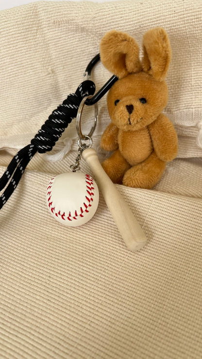 Baseball Bear Charm