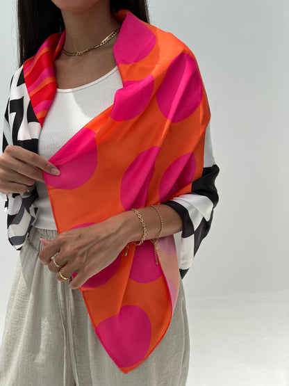 Fuchsia Fiesta Large Scarf