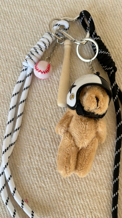 Baseball Bear Charm