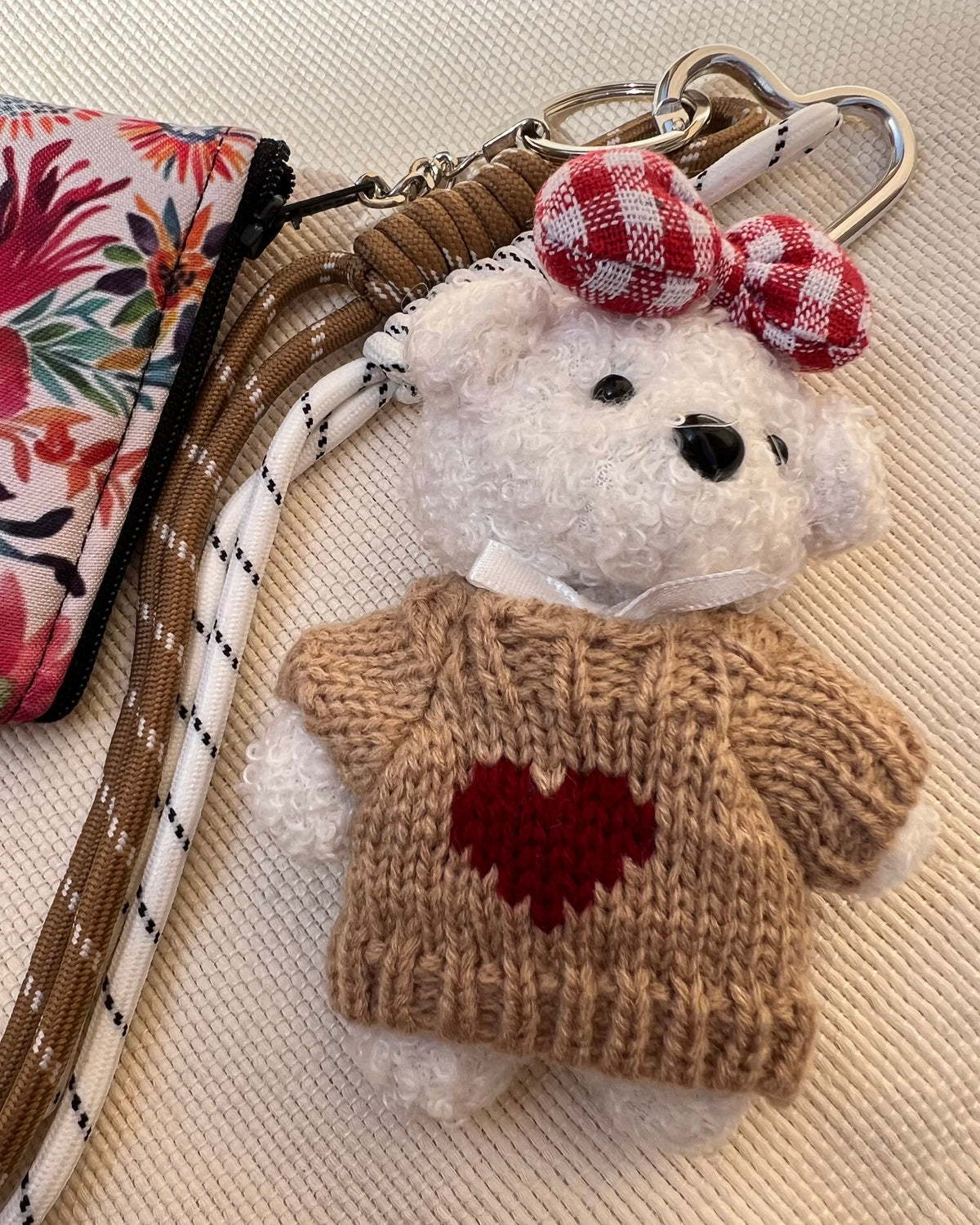 Toffee Teddy Coin Pouch Charm