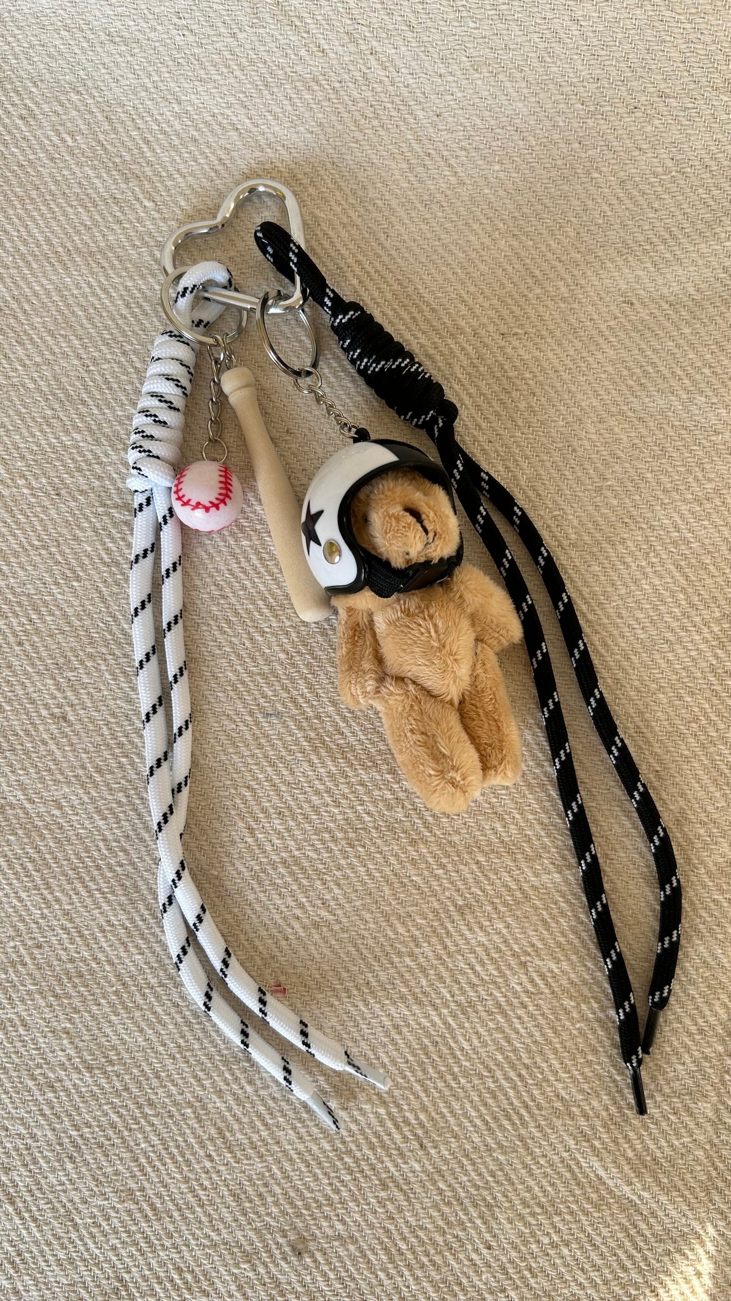 Baseball Bear Charm