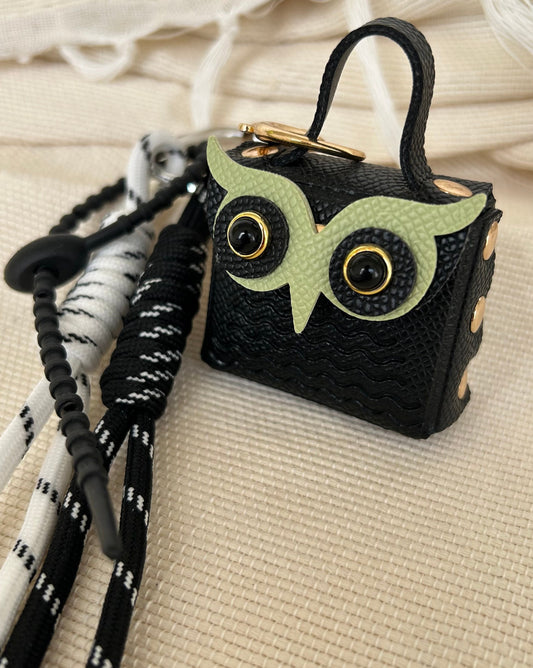 Black Owl Charm