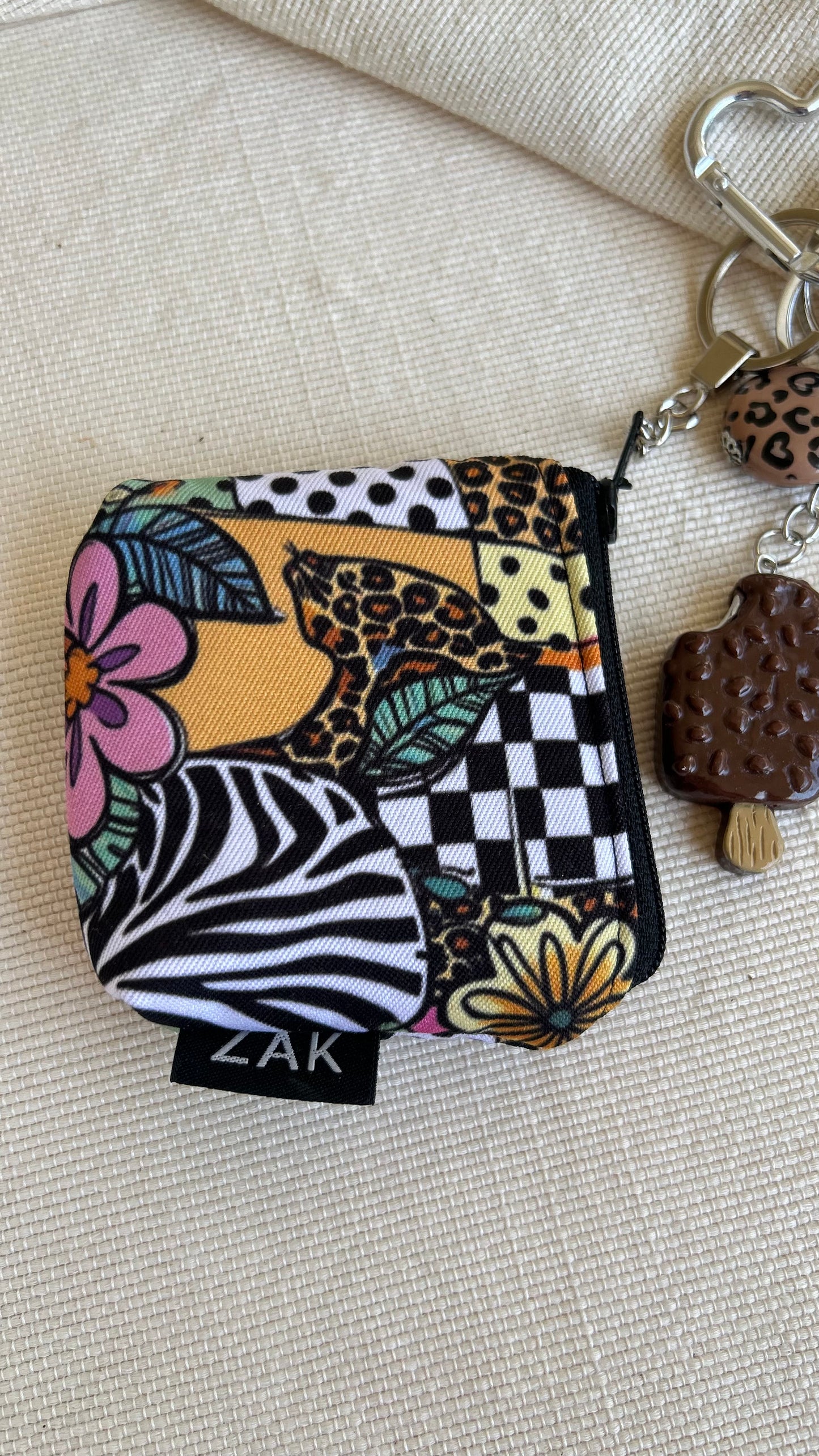 Ice cream Teddy Coins Pouch Charm