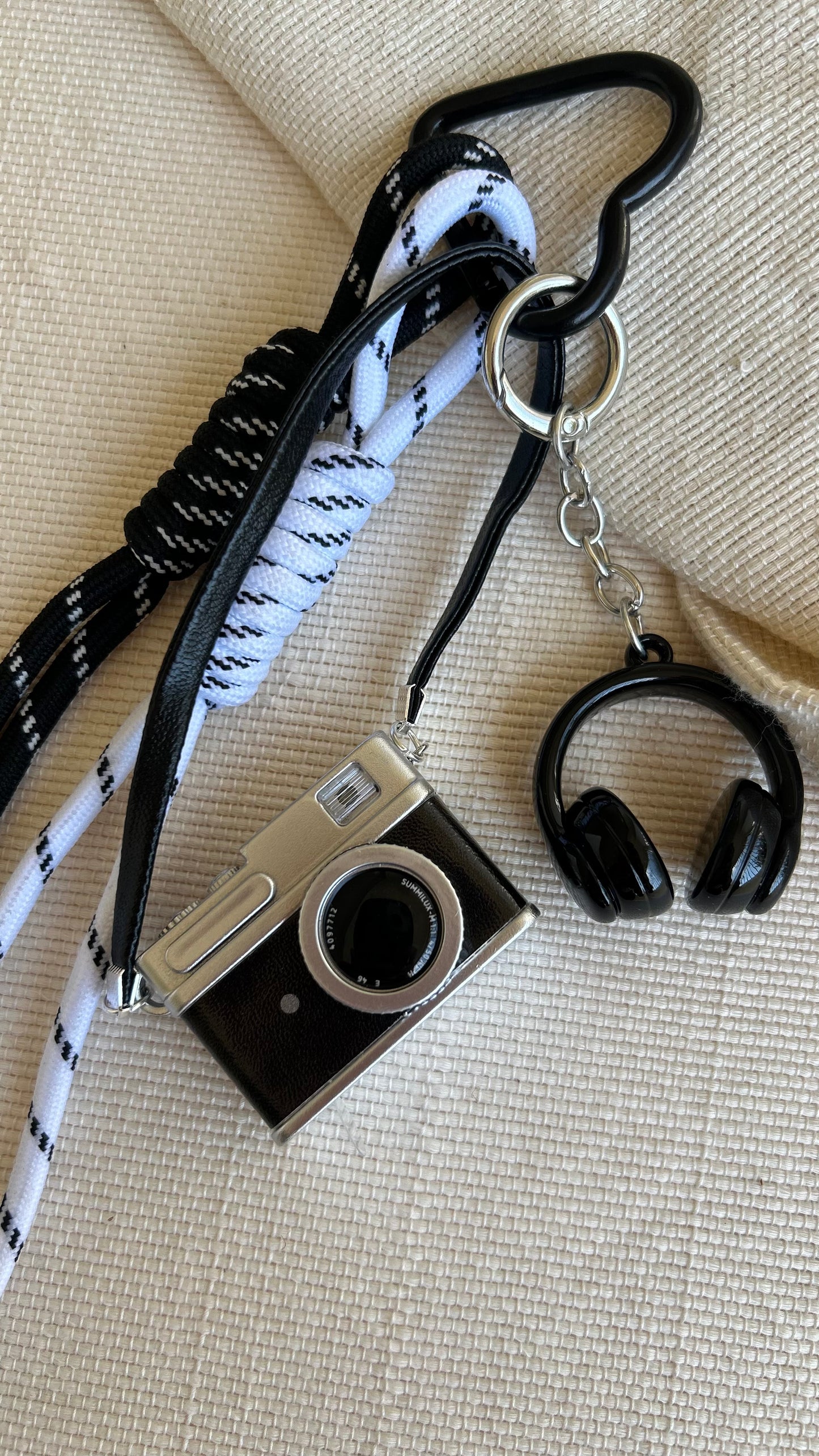 Black Flash Camera Charm