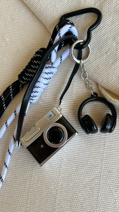 Black Flash Camera Charm