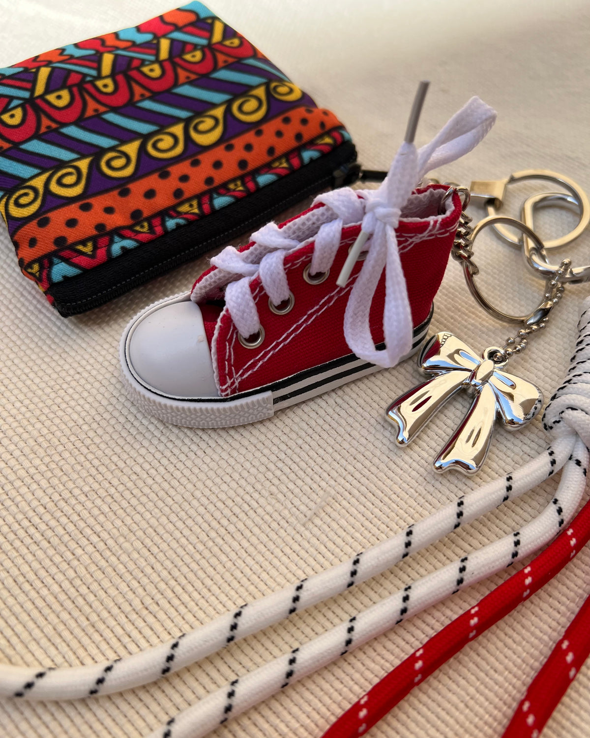 Red Converse Coin Pouch Charm