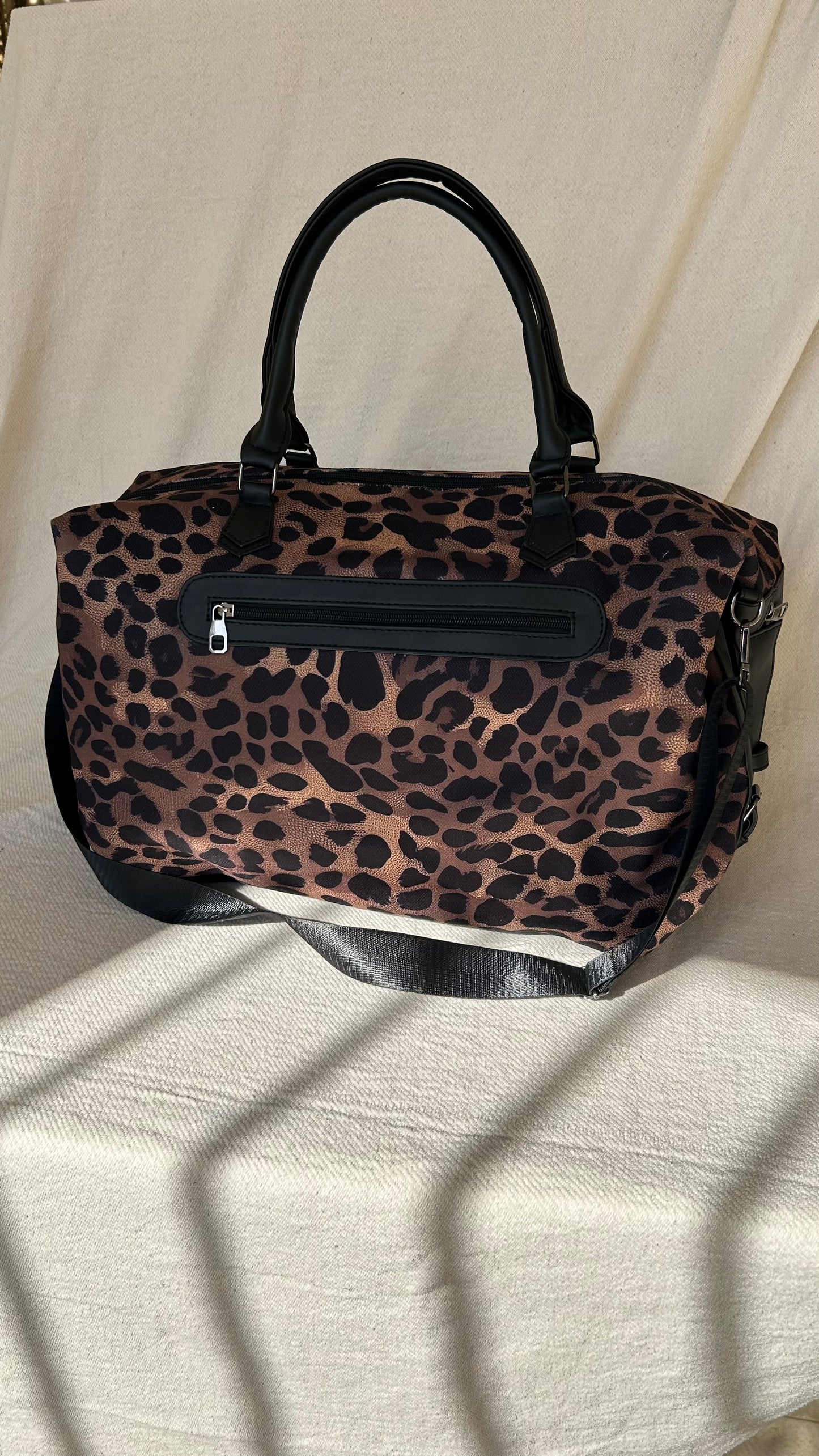 Deep Leopard Duffle Bag