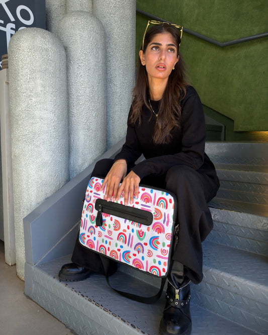 Infinite Rainbows Laptop Bag