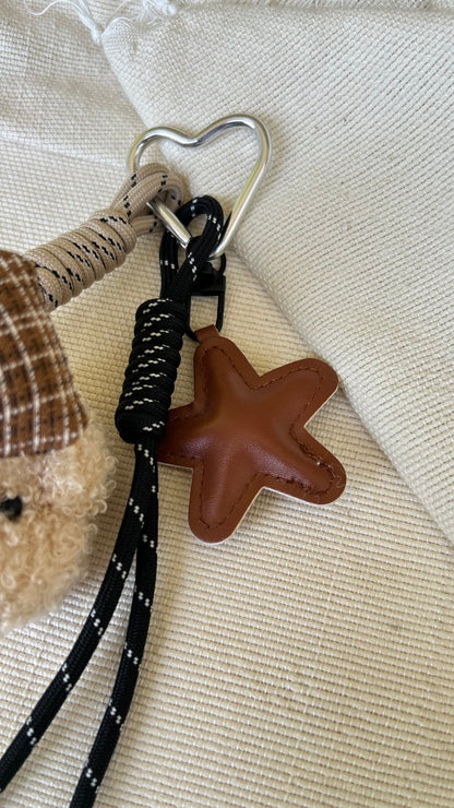 Beige Bear Charm