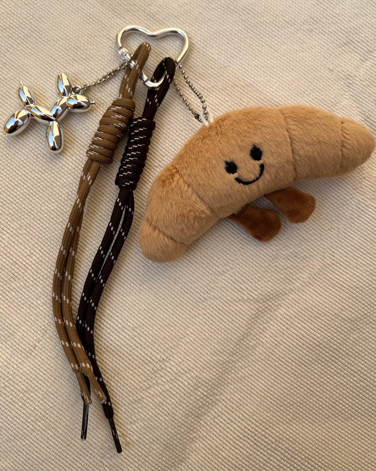 Croissant Bear Charm