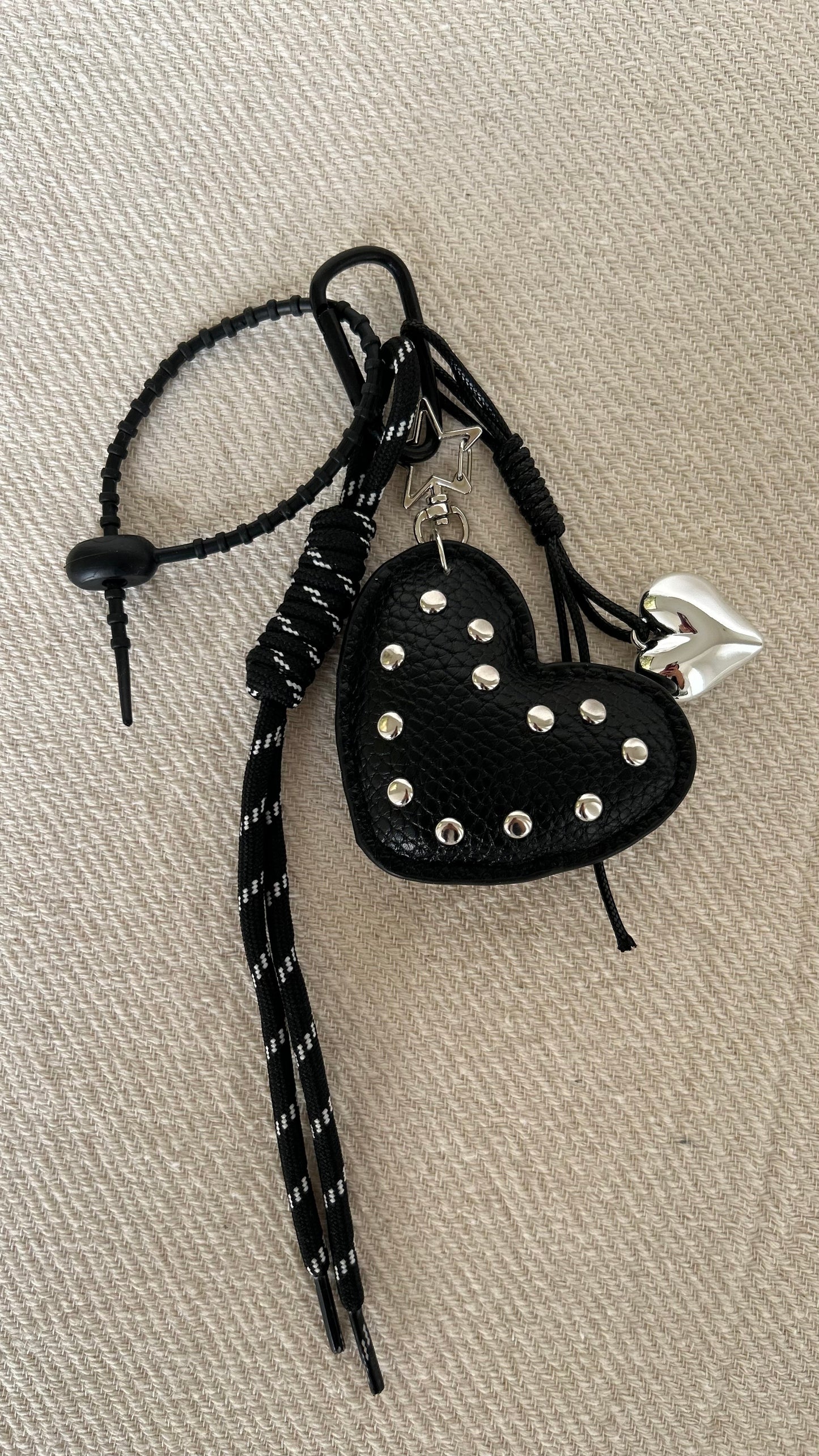 Black Heart Charm