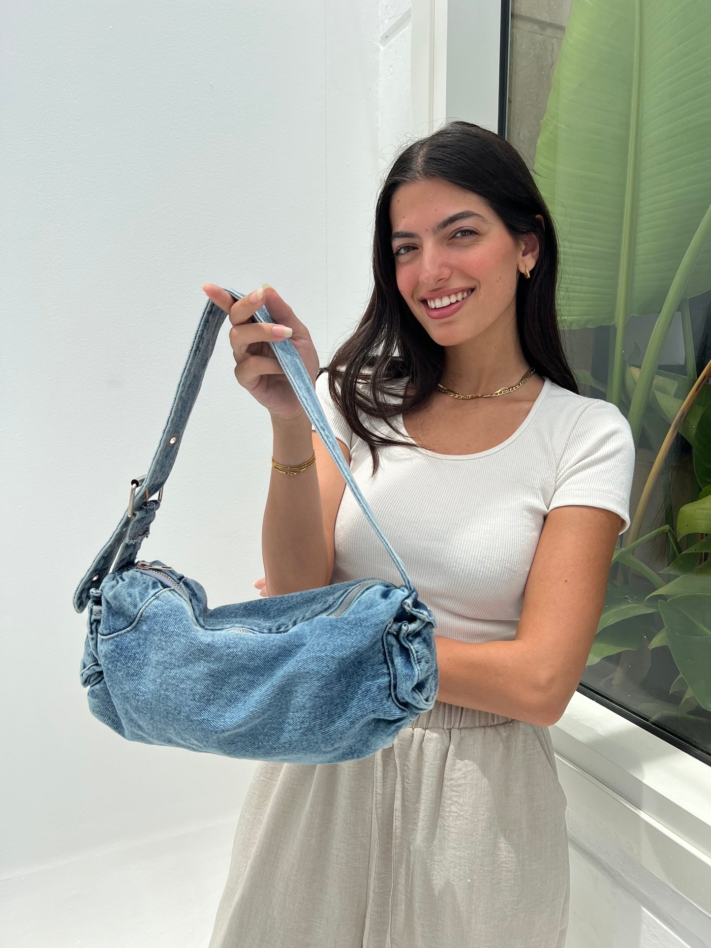 Luna Hobo - Light Denim