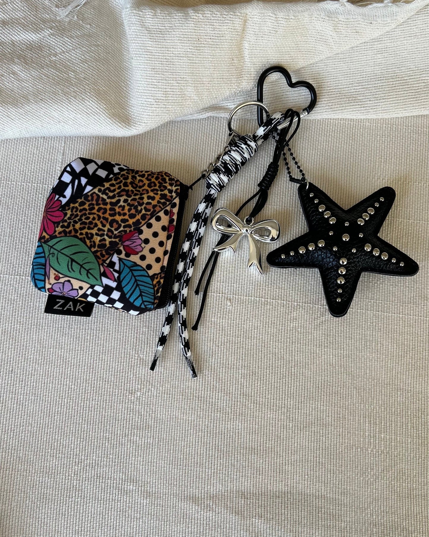 Star Bow Coin Pouch Charm