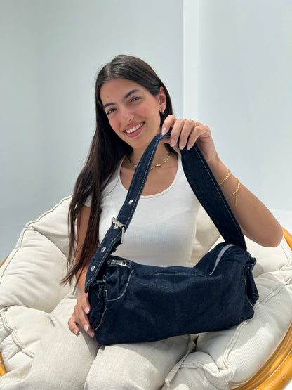 Luna Hobo - Dark Denim