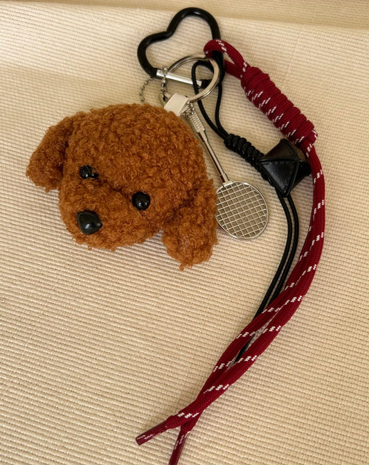 Teddy Tennis Charm