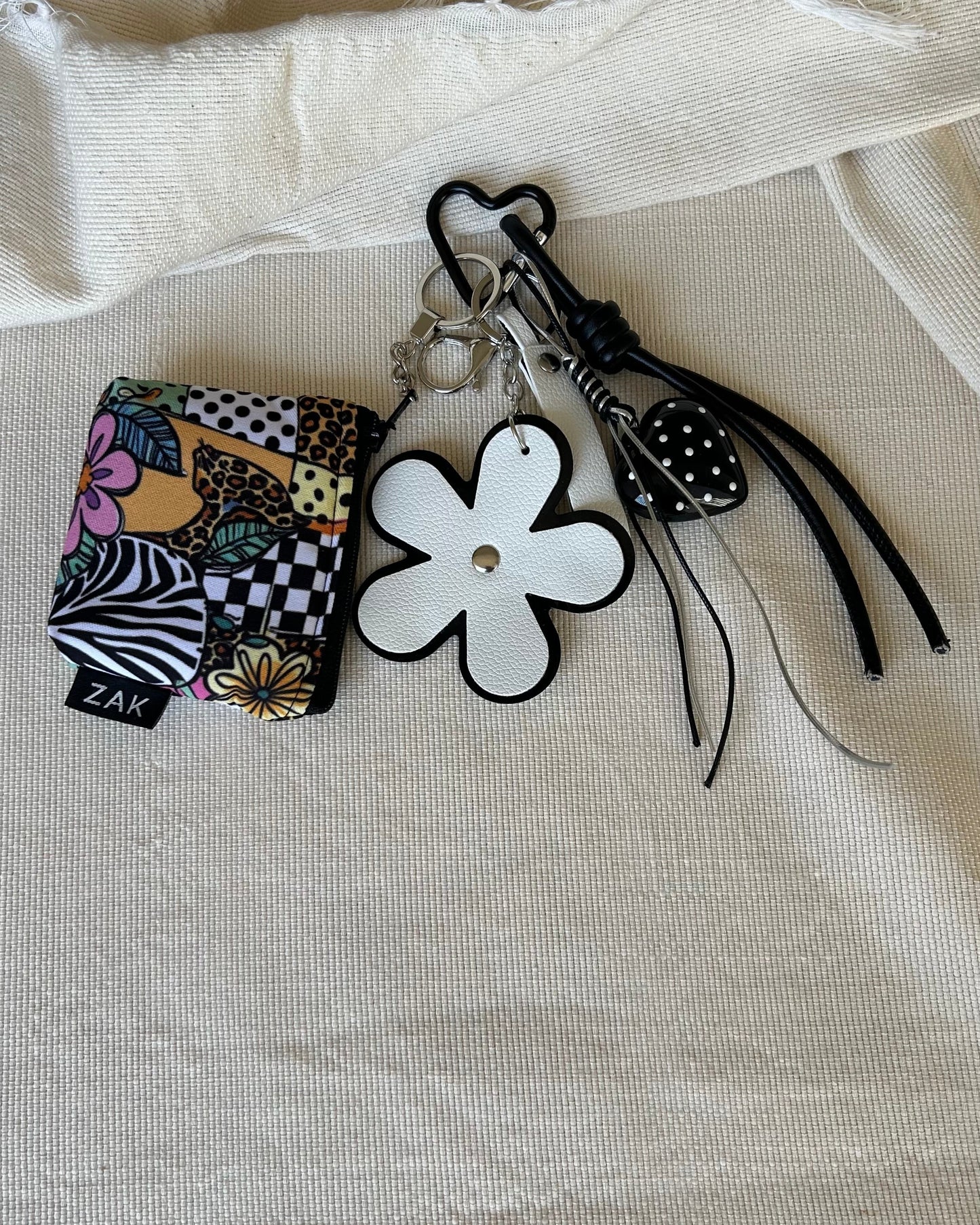 Blush Bloom Coin Pouch Charm