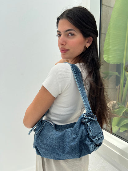 Luna Hobo - Mid Denim