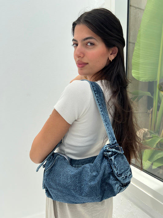 Luna Hobo - Mid Denim