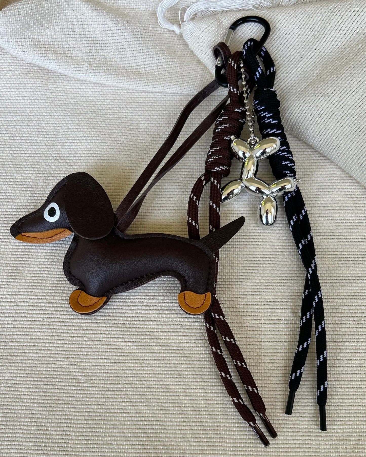 Brown Dog Charm