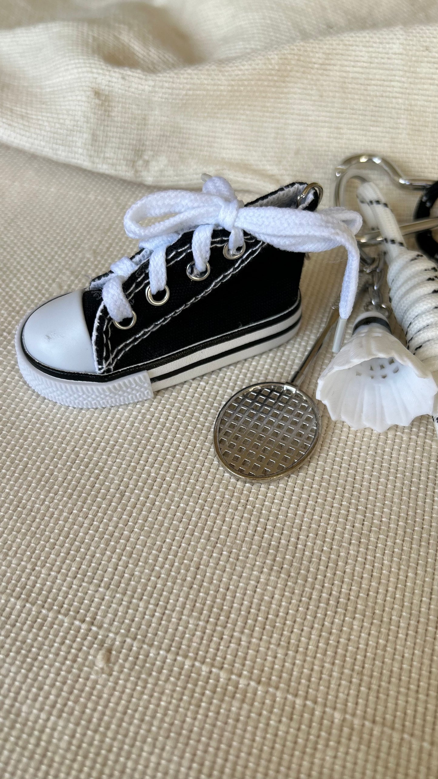 Black Converse Charm