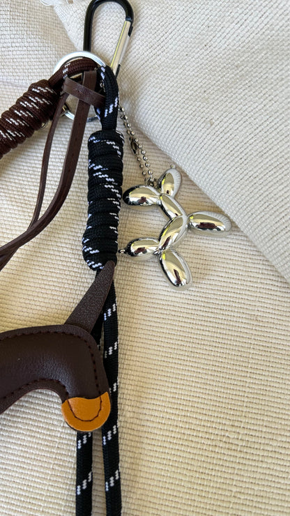 Brown Dog Coin Pouch Charm