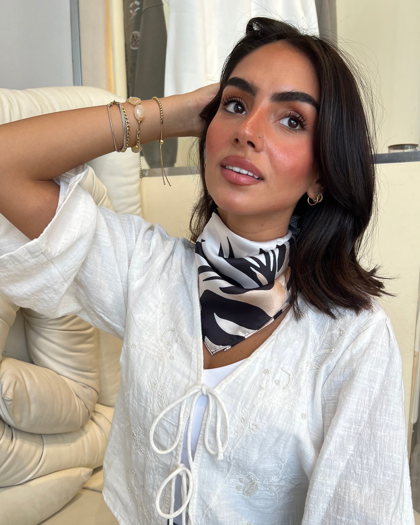 Zebra Small Scarf