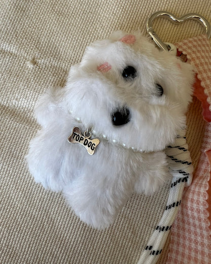 Snowy Pup Charm
