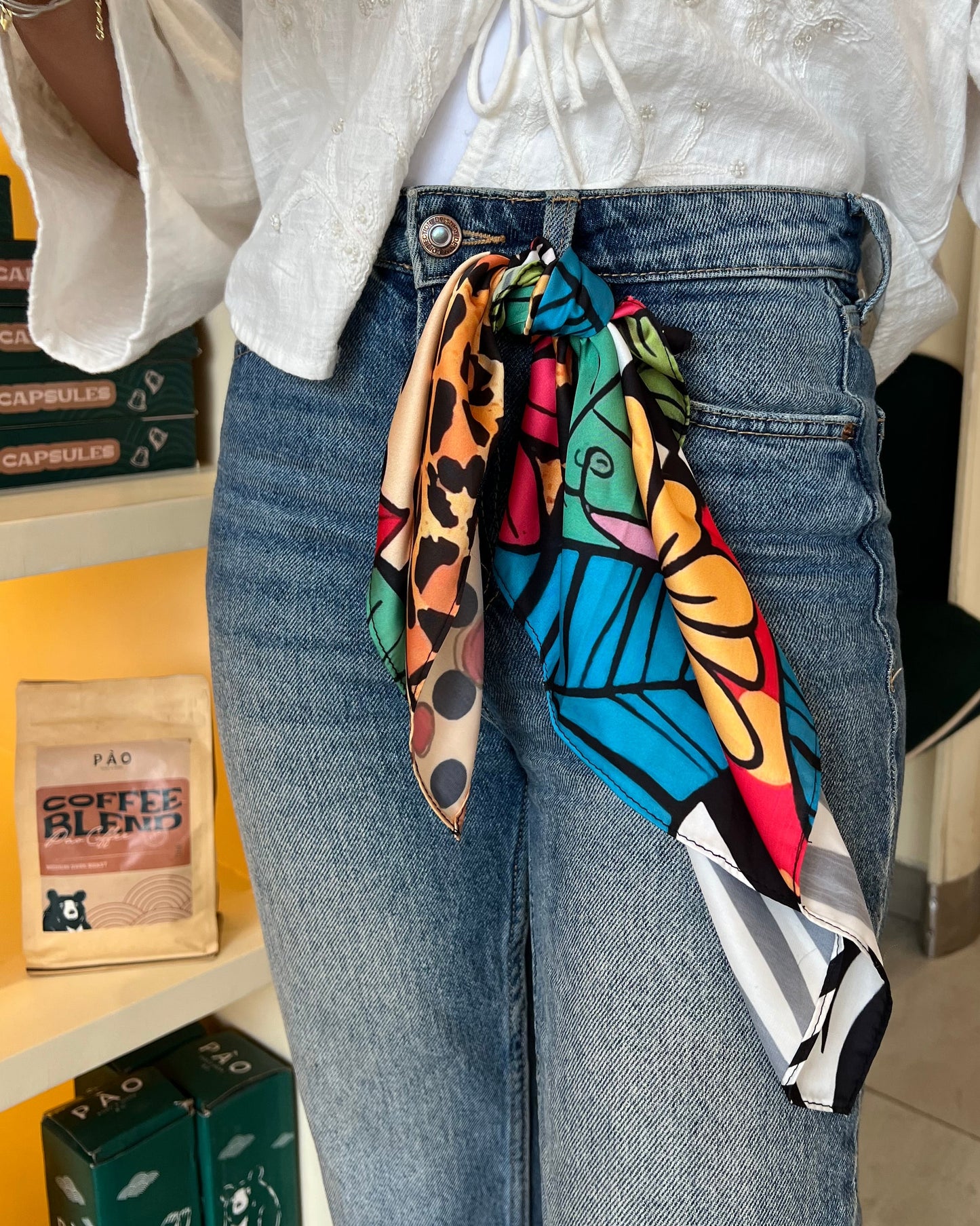 Wild Blooms Small Scarf