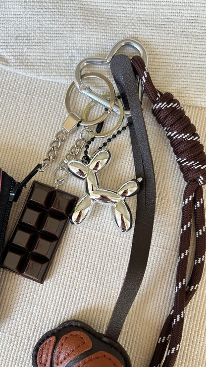 Chococaramel Croissant Coin Pouch Charm