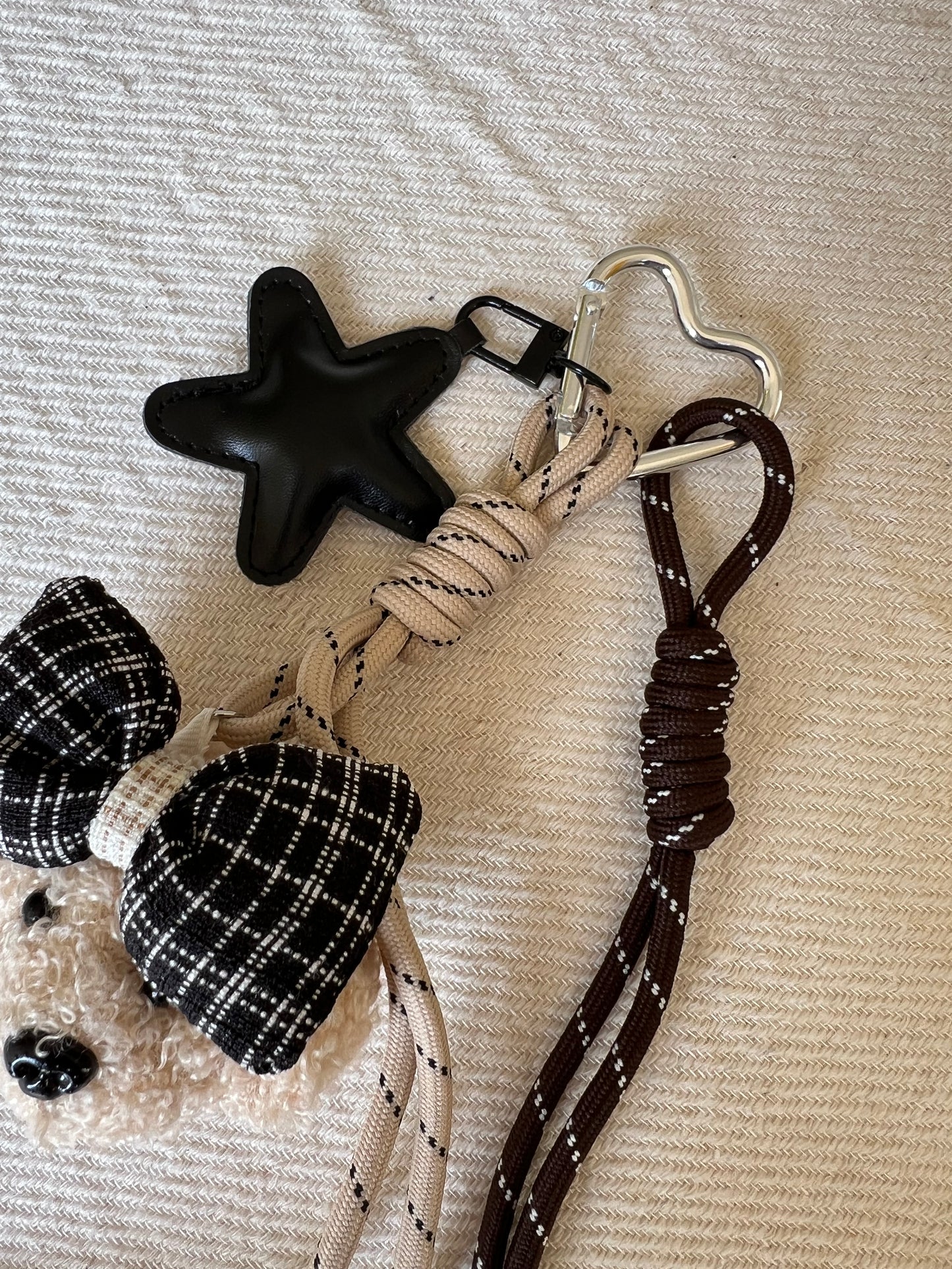 Black Bow Teddy Charm