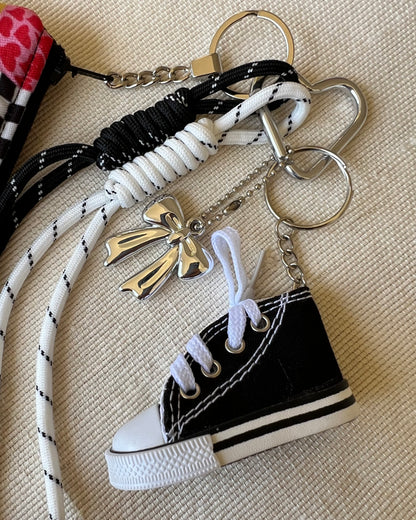 Black Converse Coin Pouch Charm