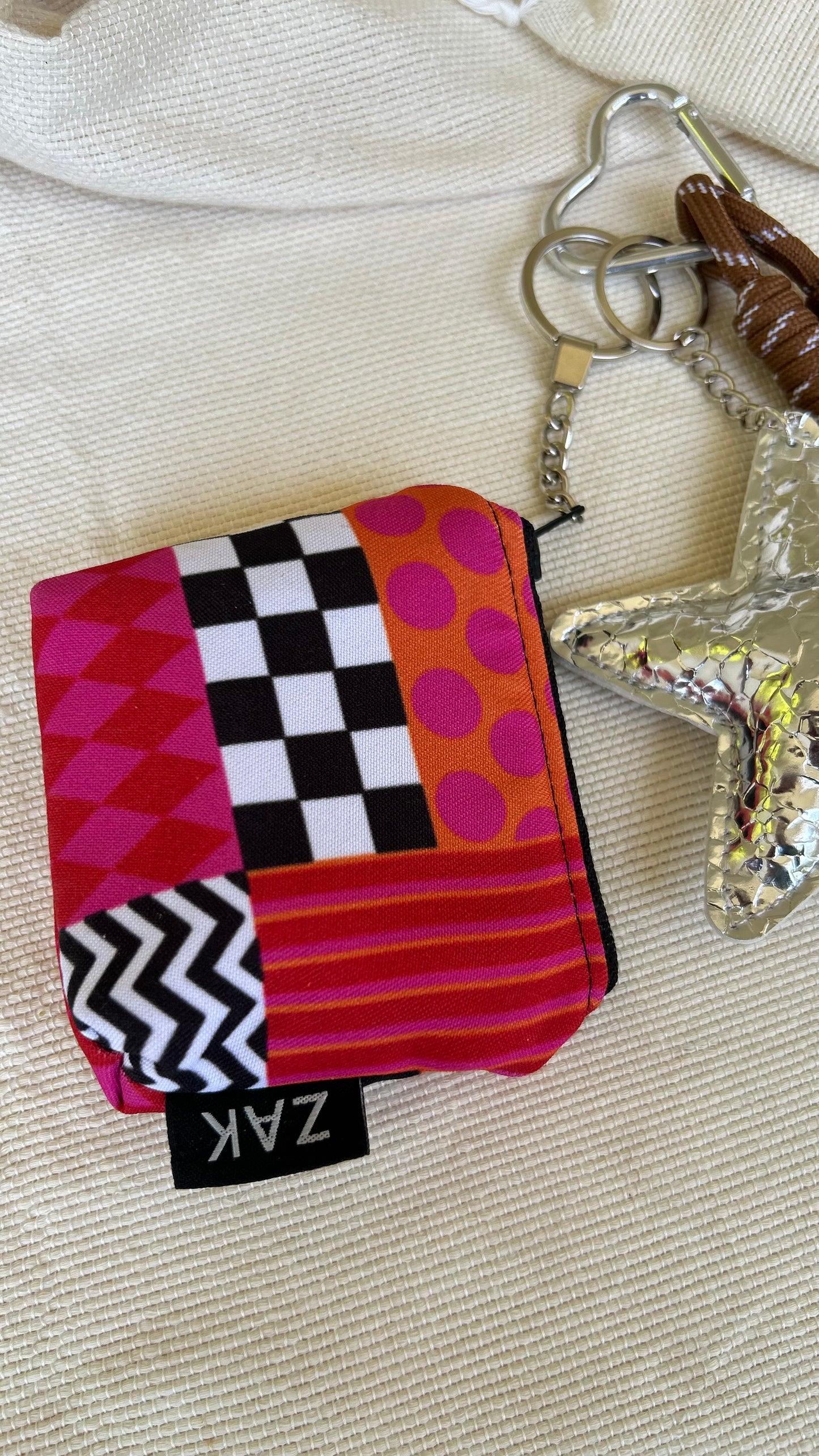 Chrome Star Coin Pouch Charm