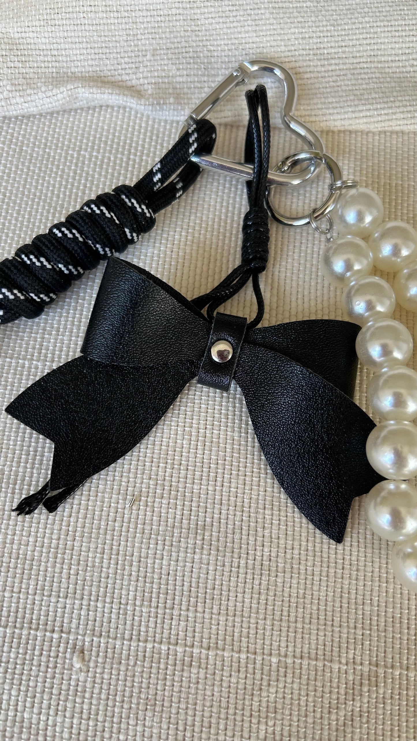 Pearl Bow Charm