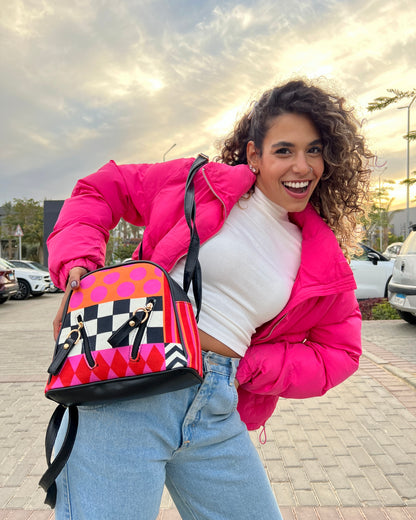 Fuchsia Fiesta Mini Backpack