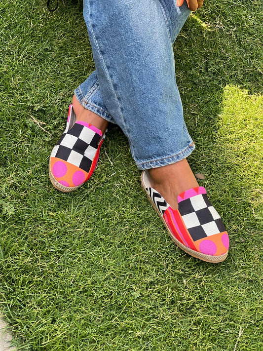 Fuchsia Fiesta Mules
