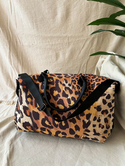 Light leopard Duffle Bag