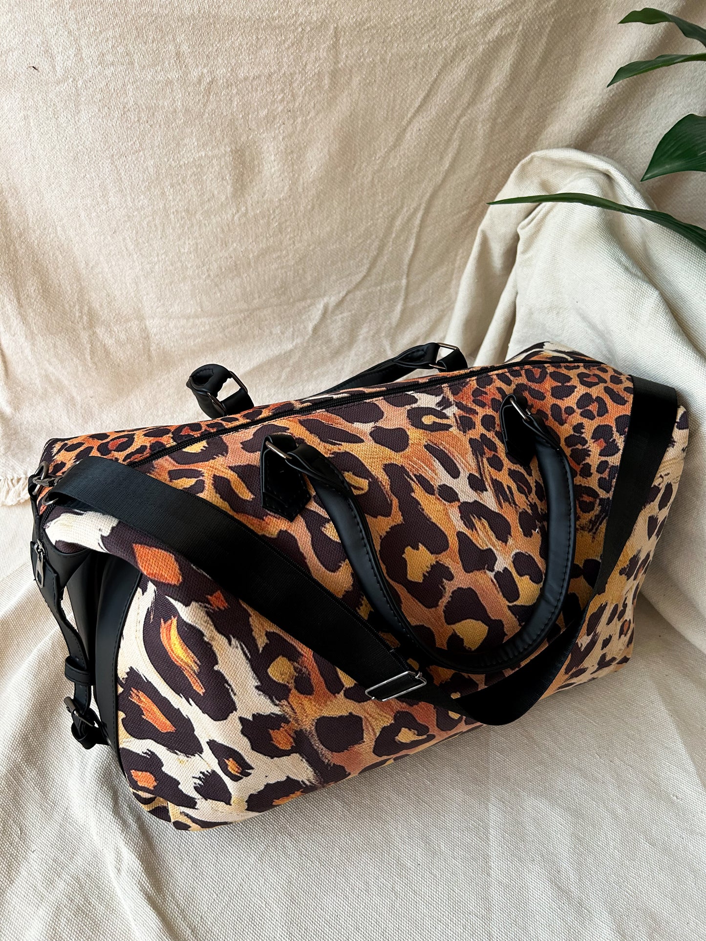 Light leopard Duffle Bag