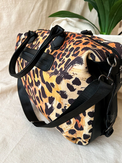Light leopard Duffle Bag