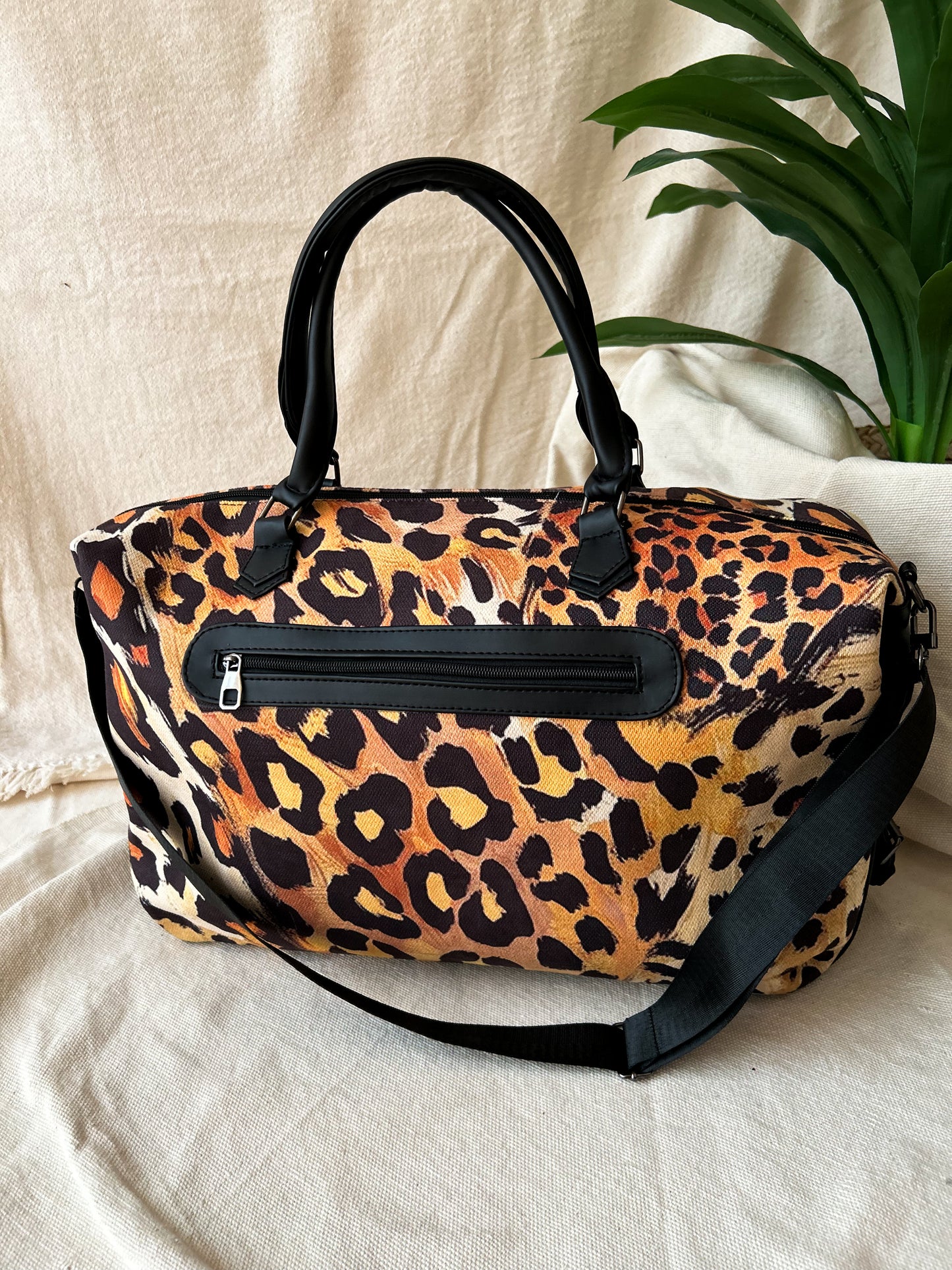 Light leopard Duffle Bag