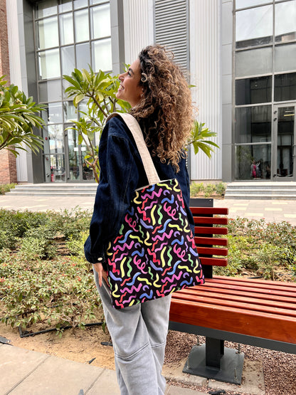 Crazy Doodles Tote Bag