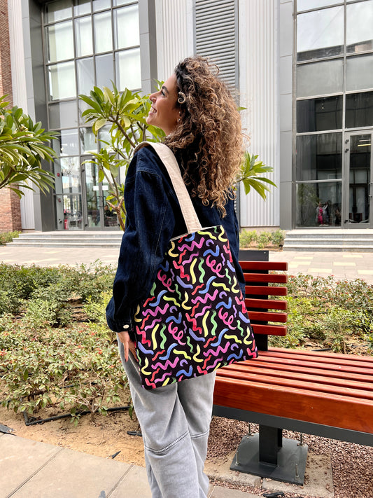 Crazy Doodles Tote Bag