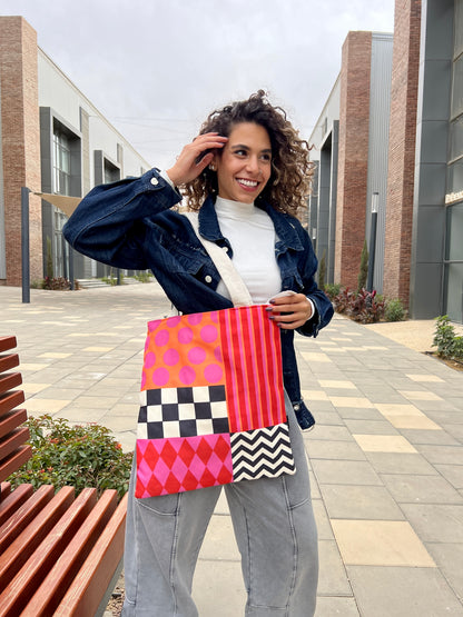 Fuchsia Fiesta Tote Bag