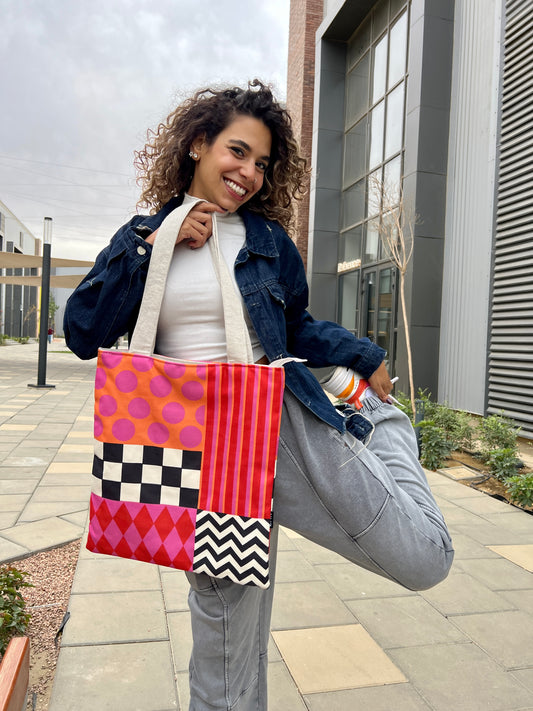 Fuchsia Fiesta Tote Bag